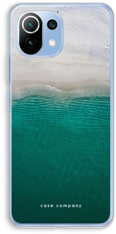 Case Company® - Hoesje geschikt voor Xiaomi Mi 11 Lite hoesje - Stranded - Soft Cover Telefoonhoesje - Bescherming aan alle Kanten en Schermrand