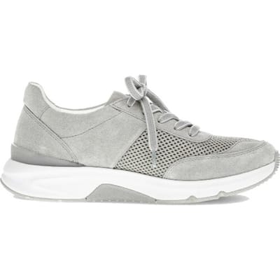Gabor rollingsoft sensitive 86.897.41 - dames rollende wandelsneaker - Groen - maat 37 (EU) 4 (UK)