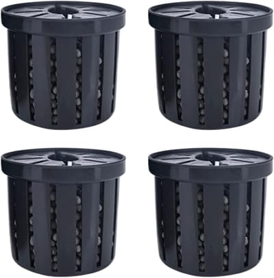 Aquarium Planter - 4-Pack - Aquarium Planter - Aquarium Hydroponische Planter, Waterlandschap Decoratie, Geschikt voor Appartementen, Hotels, Verhuur, Restaurants, Studentenhuizen en Bedrijven, Zwart