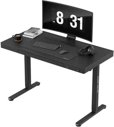 Mark Adler Leader 8.2 Elektrisch Verstelbaar Bureau - Zit-sta Bureau met Memory Functie - Ergonomische Computertafel - Zwart