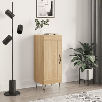 vidaXL - Dressoir - 34,5x34x90 - cm - bewerkt - hout - sonoma - eiken