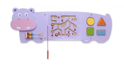 Viga Toys - Nijlpaard - Wandspeelbord - Multi