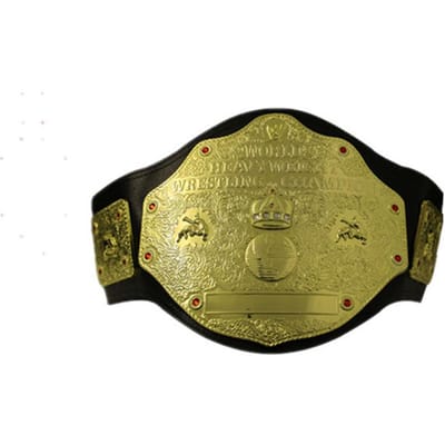 Wereld Zwaargewicht Worstelaar Kampioen WWE Big Gold Riem om te Dragen en Tentoon te stellen beige