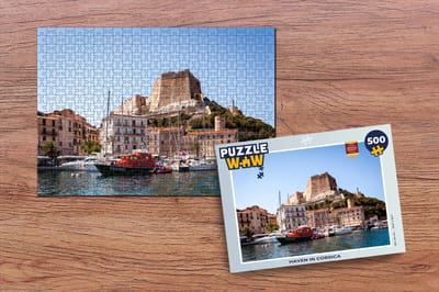 Puzzel Haven in Corsica - Legpuzzel - Puzzel 500 stukjes