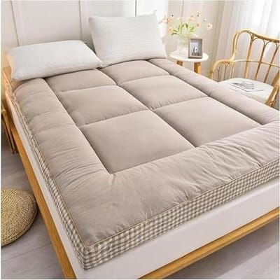 Opvouwbaar Matras - Tatami Vloermat - Gastvrij Ontvangen - Extra Dikke Vulling - 90x200cm - Bruin