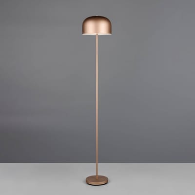 Reality Leuchten LED vloerlamp Jeff, coffee, dimbaar, hoogte 147 cm