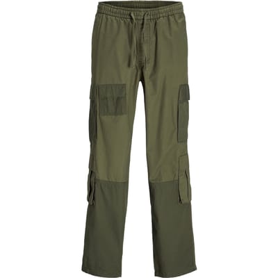 Jack And Jones Tapered cargobroek voor heren (Stoffige Olijf)