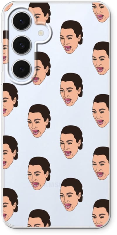 Case Company® - Hoesje geschikt voor Samsung Galaxy S24 FE hoesje - Ugly Cry Call - Soft Cover Telefoonhoesje - Bescherming aan alle Kanten en Schermrand