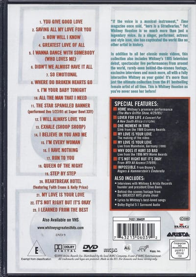 Whitney Houston - Greatest Hits