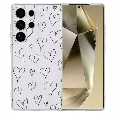 imoshion Hoesje - Geschikt voor Samsung Galaxy S25 Ultra - Design hoesje verpakking - Hearts