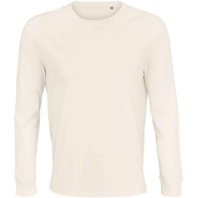 SOLS Unisex Adult Pioneer Organic Cotton T-shirt met lange mouwen (Gebroken wit)
