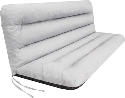 Sofa Kussens Set - Tuinkussen Bankkussen - Buiten Zitten - Waterafstotend Stof - 150 x 110 x 7 cm - Asgrijs
