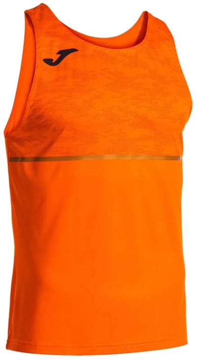 Joma Record Iii Mouwloos T-shirt Oranje 12-13 Years Jongen