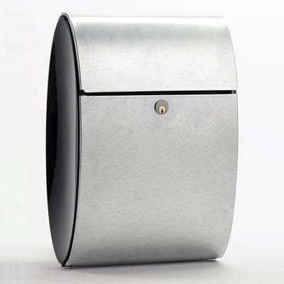 Allux Brievenbus Allux Ellipse - Zilver