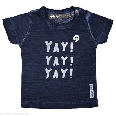 T-shirt YAY! dirkje -  Maat  116