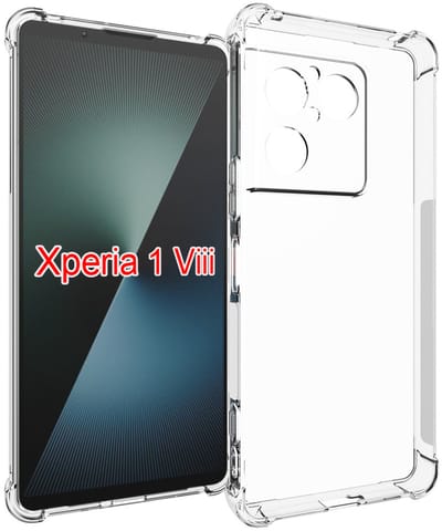 MobyDefend Hoesje - Geschikt voor Sony Xperia 1 VIII - Transparante Shockproof TPU Backcover - Verstevigde Hoeken - Volledig Doorzichtig