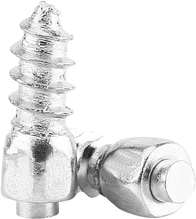 100 Stuks 12mm Antislip Bandenstuds voor Auto, Motor, Tractor en ATV - Ideaal voor Sneeuw en IJs