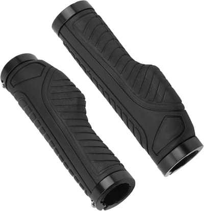 Fietshandgrepen - Stuur grips - Comfortabel fietsen - Dubbel lock-on ontwerp - 22 mm stuur - Zwart