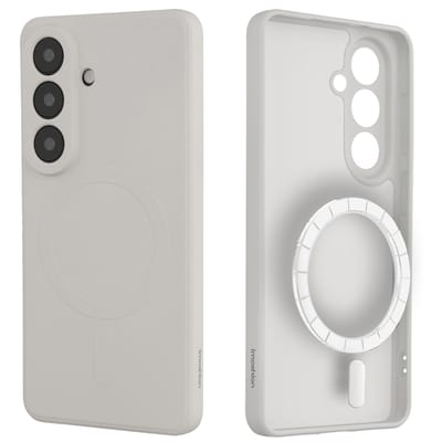 imoshion Hoesje - Geschikt voor Samsung Galaxy S26 Plus - Color Backcover met Magnetische Ring - Beige
