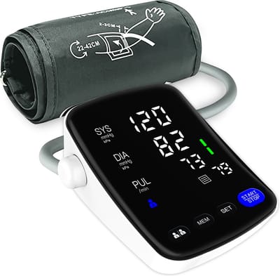 Alphabright - Bloeddrukmeter bovenarm - Onregelmatige hartslag - Manchet 22-42 cm - Klinisch gevalideerd