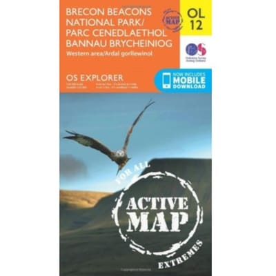 Brecon Beacons National Park / Parc Cenedlaethol Bannau Brycheiniog - Western Area / Ardal - Ordnance Survey