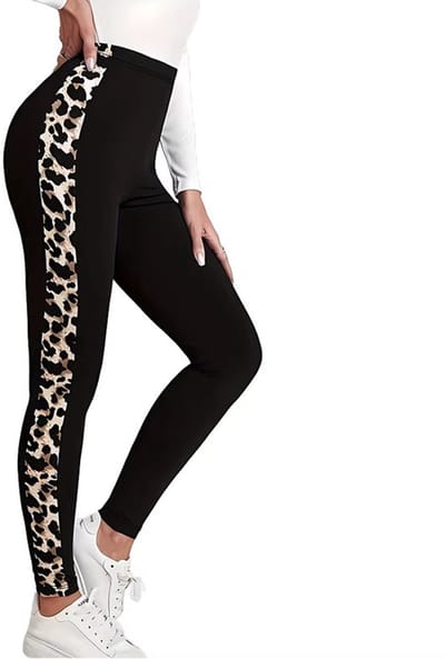 Legging Tijgerprint - Stijlvol - Sportief - Dames Broek - Zwart