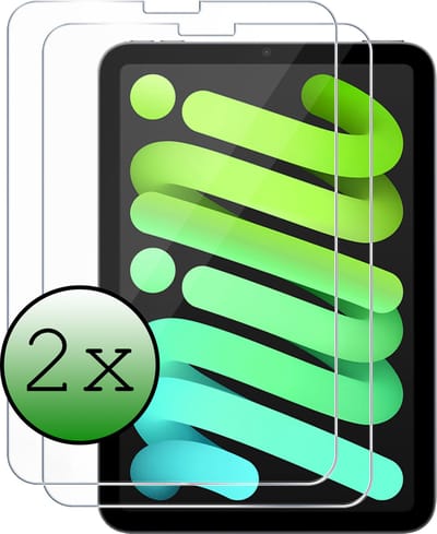 Screenprotector - 2 Stuks Geschikt voor Apple iPad Mini 7 (2024) - 8.3 inch - 7e Generatie - Extra Sterk - Beschermglas - Gehard Glas - Tempered Glass - Screen Protector