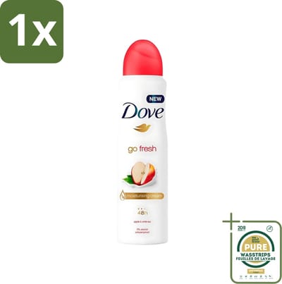 1 x Dove - Deodorant - Go Fresh Apple & White Tea - Verfrissend en fruitig - 250 ml- Dove Go Fresh Apple & White Tea - Deodorant Spray - Fris - Fruitige Geur - Anti-transpirant