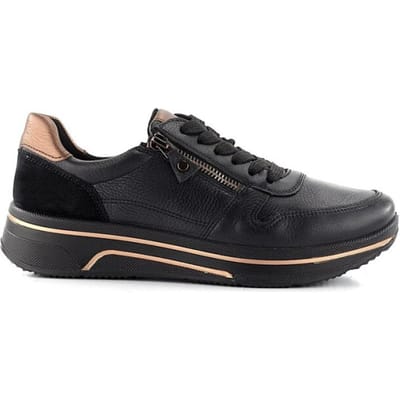 Ara - 1227540 - Lage sneakersDames sneakers - Kleur: Zwart - Maat: 38