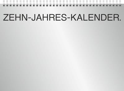 Agenda A4 liggend 2025-2034 | 10 jaar overzicht | 1 pagina = 12 maanden