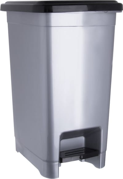 Prullenbak Plastic met Pedaal Smalle 10 l - Afvalmand - Afvalemmer