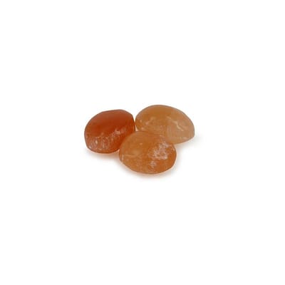 Trommelstenen 50 gr. Seleniet oranje (mt3)
