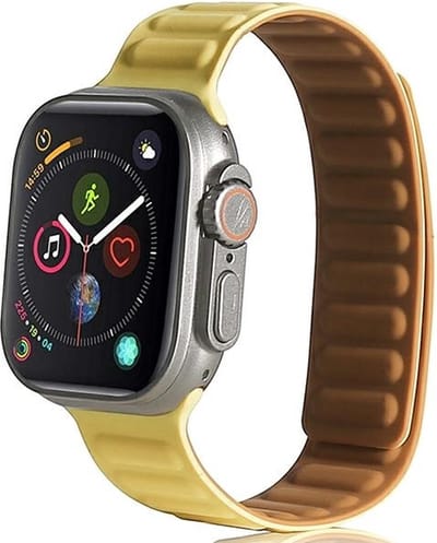 Beline Magnetische Serie - Smartwatchbandje - Geel - 38/40/41mm