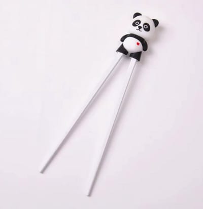 ProductGoods Kinder Eetstokjes – Panda – Met Hulpstuk – 2 Stuks – Zwart/Wit