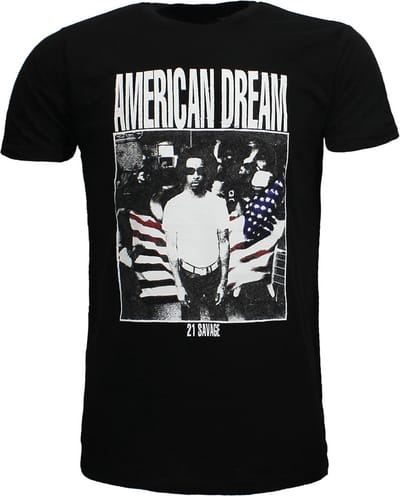 21 Savage American Dream T-Shirt - Officiële Merchandise - S