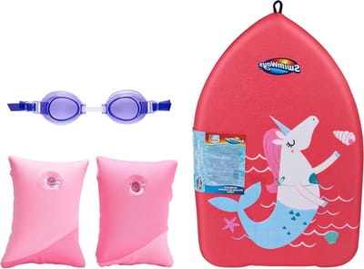 Zwemles Voordeelpakket - Zwemhulp Set - Leren Zwemmen - Veilig en Comfortabel - 3-8 Jaar - Meerkleurig