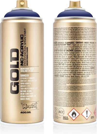 Montana GOLD G4170 Blue Velvet spuitbus 400ml
