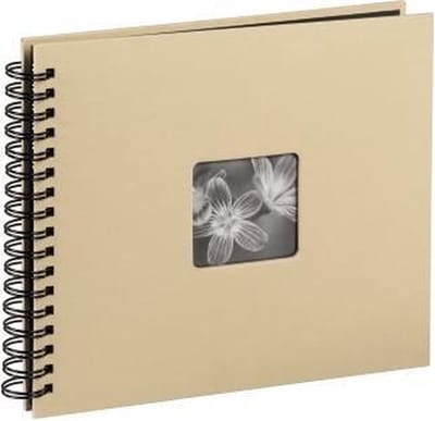 Hama Fine Art spiraal taupe 36x32 50 zwarte Pagina's 10609
