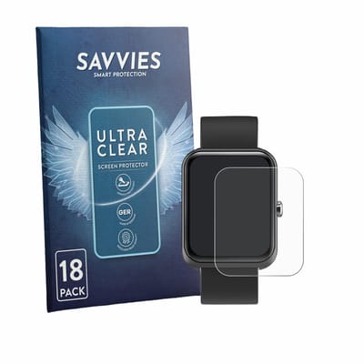 Savvies - Screenprotector voor Lebexy XY-220402 1.3" - Folie Beschermfolie transparant 18 Stuks
