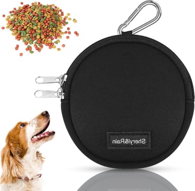 Honden Snacktas voor Training, Draagbare Voedingszak met Karabijnhaak, Herbruikbaar voor Reizen en Wandelen met Huisdieren