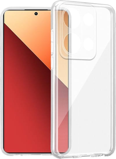 Cadorabo Hoesje geschikt voor Redmi Note 13 Pro 4G in VOLLEDIG TRANSPARANT - Beschermhoes gemaakt van flexibel TPU Silicone Case Cover