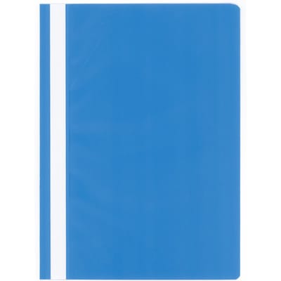 Snelhechtermap Kangaro A4 PP Blauw Krimp A 5 Stuks