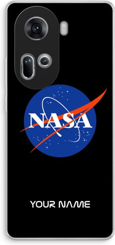 Gepersonaliseerd - Case Company® - Hoesje geschikt voor Oppo Reno 11 hoesje - NASA - Soft Cover Telefoonhoesje - Bescherming aan alle Kanten en Schermrand