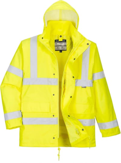 Portwest Hi-Vis 4-in-1 Verkeersjack S468 - Geel - XXXL