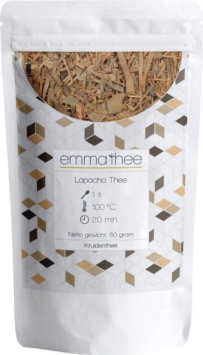 Lapacho Thee 50 Gram - Losse Thee - Puur & Natuurlijk - Zacht & Houtachtig