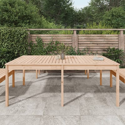 vidaXL - Tuintafel - 203,5x100x76 - cm - massief - grenenhout