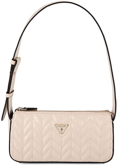 GUESS schoudertas Stacey Mini Shoulder Bag Light Beige