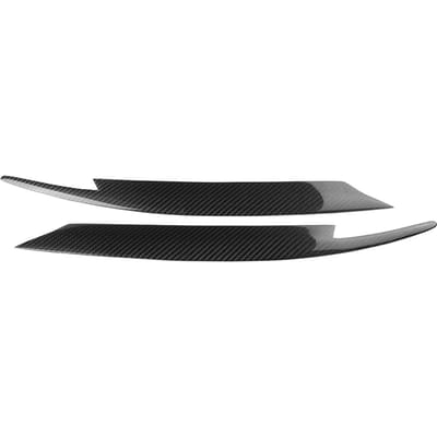 2 stuks Koplamp Carbon Fiber Oogleden Wenkbrauwen voor Subaru Impreza WRX STI 20082011 black