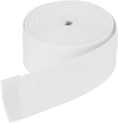 Platte Band - Nylon Singelband - Doe-het-zelf Projecten - Sterk Slijtvast Materiaal - 9 Meter 50mm - Wit