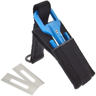 BRENZOOS - Clean-UP Tool - Duiken - Onderwater snijden - Blauw - Line Cutter - Geschikt voor duikers - Secant equipment